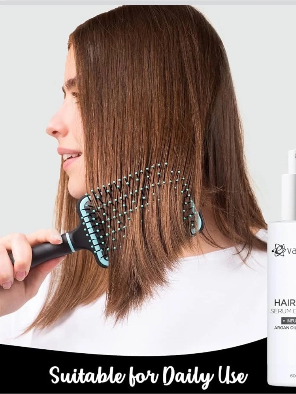 Valectric Hair Serum in White – Argan Oil & Vitamin E (538)